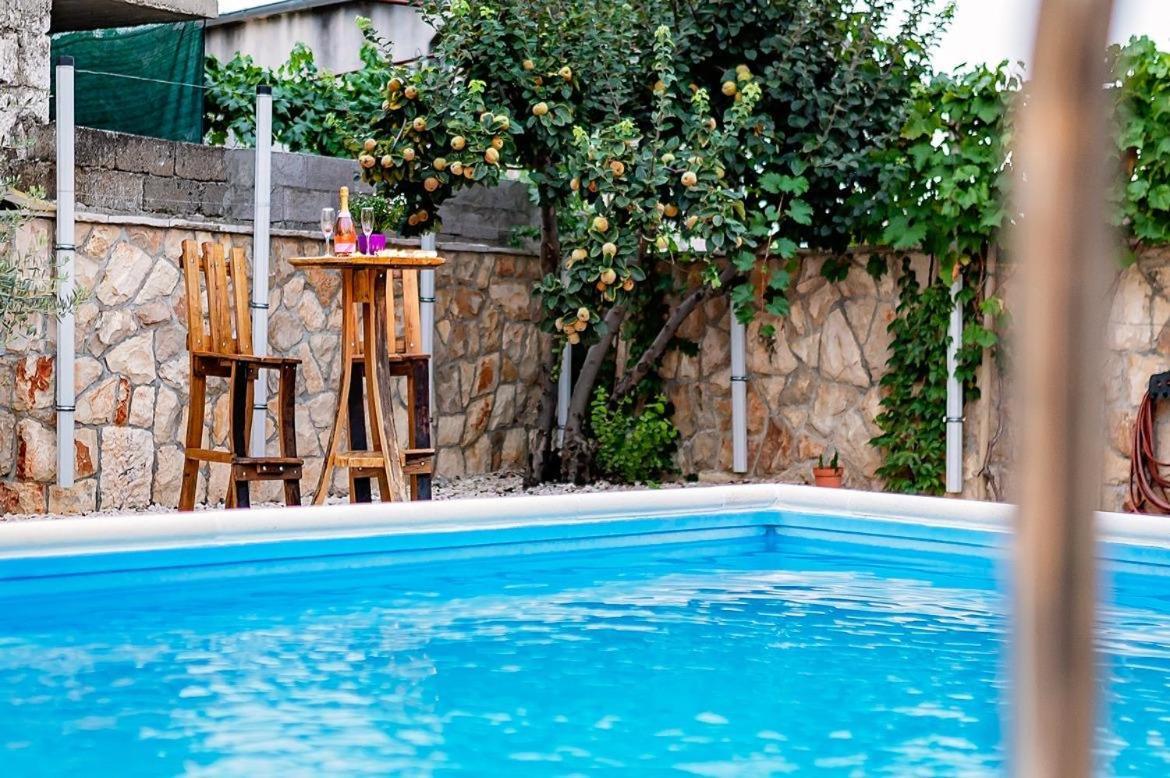 Villa Oaza Primosten With Heated Pool Exterior foto